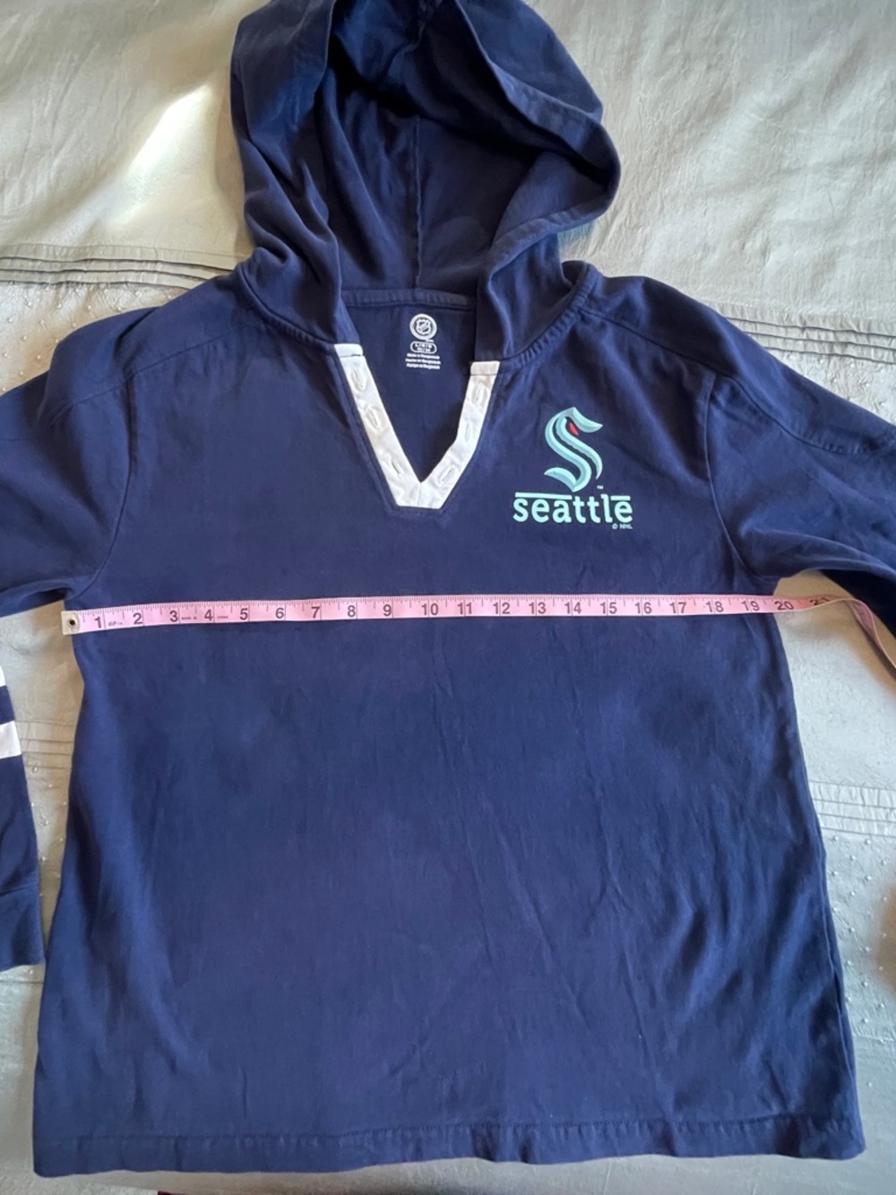 Seattle Kraken Hoodie Pullover Official Fanatics Merch Youth size L - Picture 5 of 7